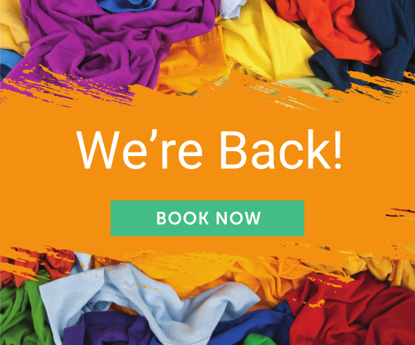 We're back! click here to book